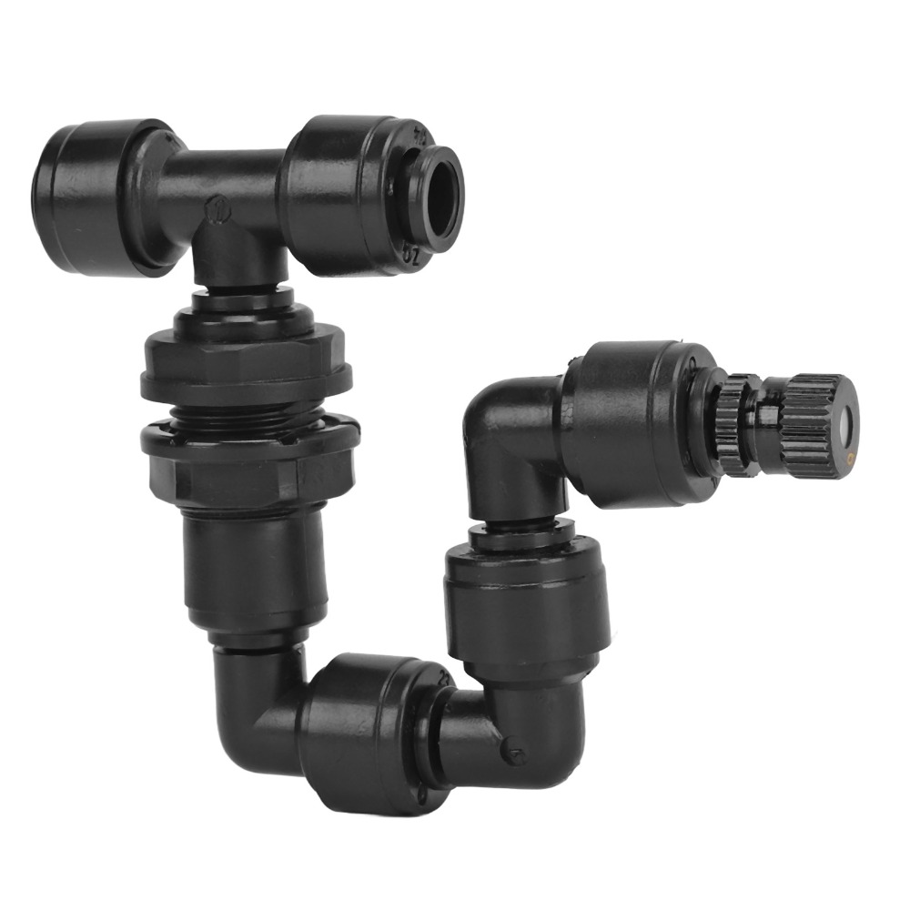Misting Nozzle Reptile - PP Sürüngen Sisleyici, Siyah, Ayarlanabilir Başlık,